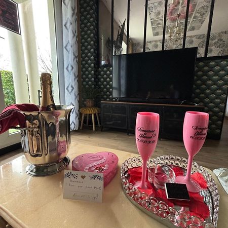 Romantisme Et Glamour Avec Spa ,Jardin Proche Zenith Дижон Екстериор снимка